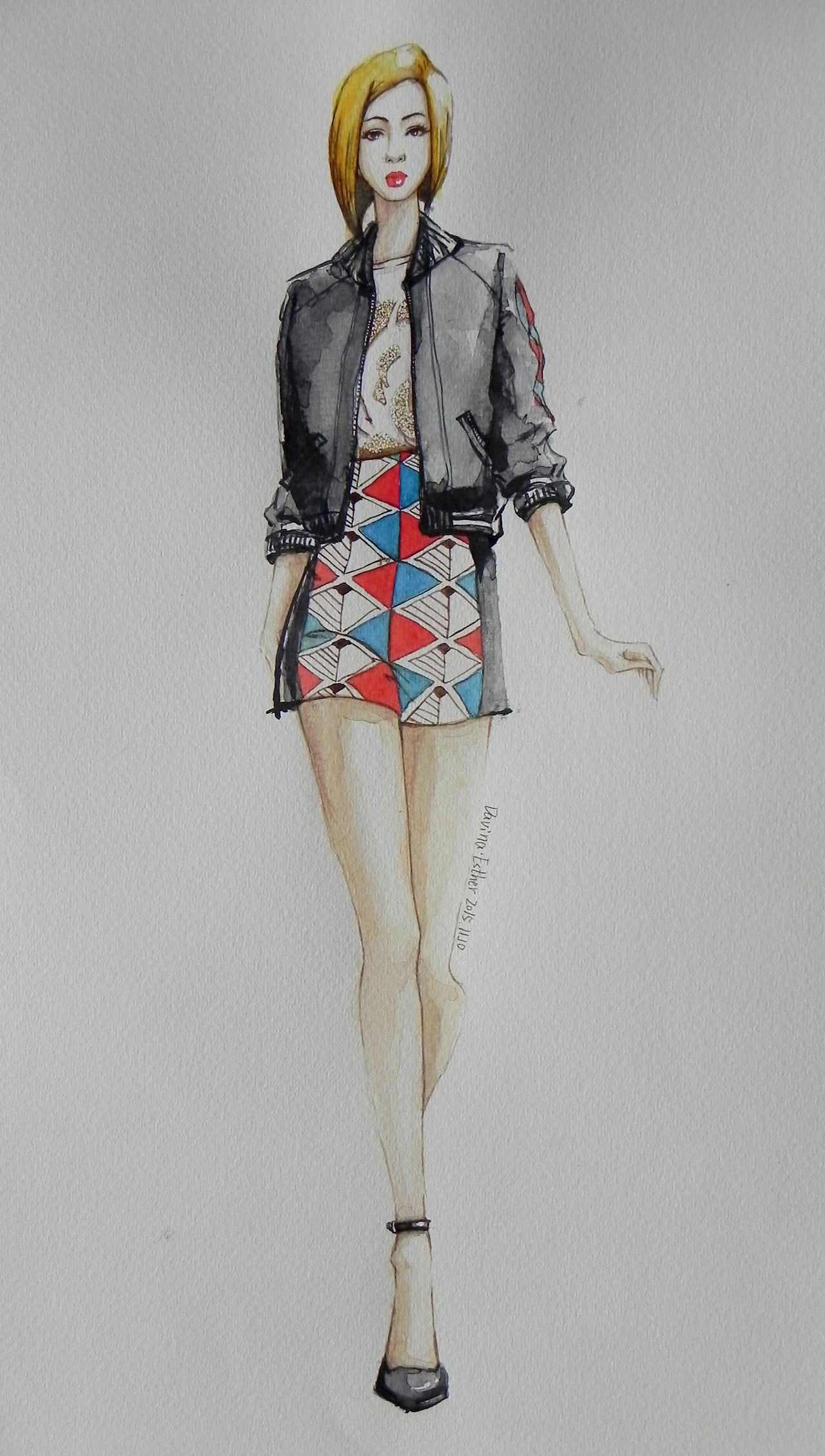 創意設計之路 回顧之前的服裝設計圖